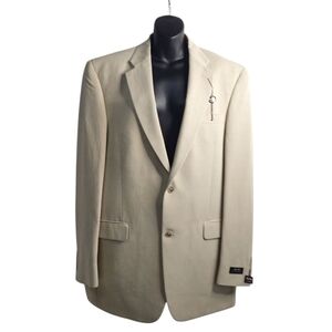 Axcess Men's Sport Coat Size 42 Long Tan Beige Blazer Jacket Size 42L NWT